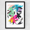 Lily I Medium Black Frame