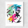 Lily I Medium White Frame