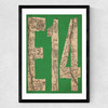E14 Medium Black Frame