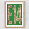 E14 Wide Oak Frame