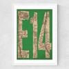 E14 Medium White Frame