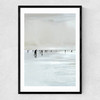 Beachy Narrow Black Frame