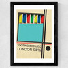Tooting Bec Lido Wide Black Frame