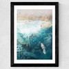 Azure Walk Wide Black Frame