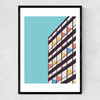 Corbusier Narrow Black Frame