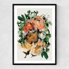 Magnolia by Dan Hobday Narrow Black Frame