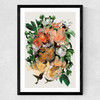 Magnolia by Dan Hobday Medium Black Frame