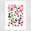 Cherry Blossoms 3 Wide White Frame