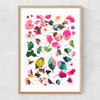 Cherry Blossoms 3 Narrow Oak Frame