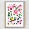 Cherry Blossoms 3 Wide Oak Frame