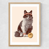 Chat Tennis Medium Oak Frame
