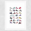 Trainers Wide White Frame