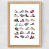 Trainers Wide Oak Frame