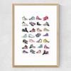 Trainers Medium Oak Frame