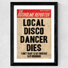 Death of a Disco Dancer Wide Black Frame