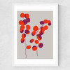 Silver Dollar Medium White Frame