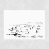 Beach People Unframed Print