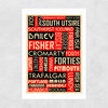 Shipping Forecast By Indieprints Unframed Print