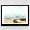 Country View Wide Black Frame