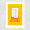 Typewriter - The Shining Narrow White Frame