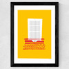 Typewriter - The Shining Wide Black Frame