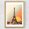 Paris Rainbow Wide Oak Frame