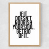 Nourish Your Soul Medium Oak Frame