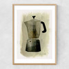 Coffee Pot Narrow Oak Frame