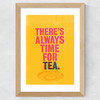 Time for Tea Wide Oak Frame