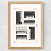 Synths Wide Oak Frame