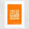 Retro Delorean - Back to the Future Wide White Frame