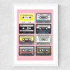 Mixtapes Medium White Frame