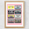 Mixtapes Wide Oak Frame