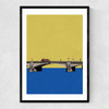 Lambeth Bridge Narrow Black Frame