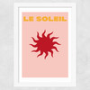 Le Soleil by Inoui Wide White Frame