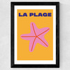 La Plage Wide Black Frame
