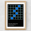 Bizarre Love Triangle - New Order Wide Oak Frame