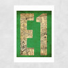 E1 Postcode Map Unframed Print