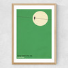 Bird on a Wire Medium Oak Frame