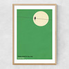 Bird on a Wire Narrow Oak Frame