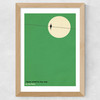 Bird on a Wire Wide Oak Frame