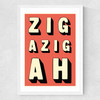 Zigazigah Medium White Frame