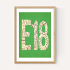 E18 Postcode Map