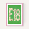 E18 Postcode Map