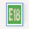 E18 Postcode Map