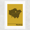 Borough of Hackney Wide White Frame