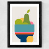 Mixed Fruit Blues Wide Black Frame