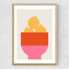 Lemons by Bo Lundberg Medium Oak Frame