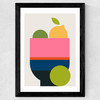 Citrus Wide Black Frame