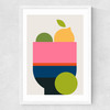 Citrus Medium White Frame